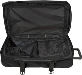 EASTPAK Rollkoffer "Tranverz S Upper East Stripe" - in Schwarz