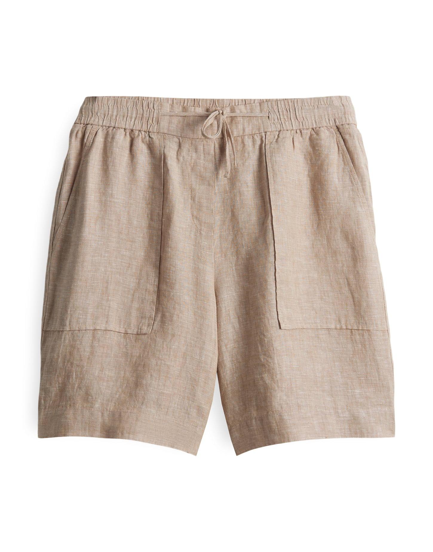 Leinen-Shorts "Melane" - Beige / 42