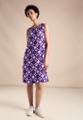 Viskose Print Kleid Violett 36