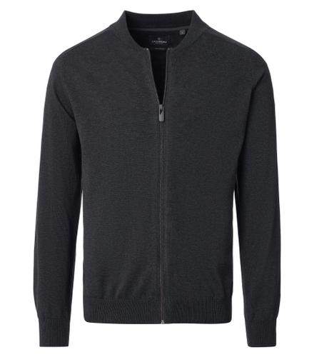 Strickjacke uni 004440 XXL - Anthrazit