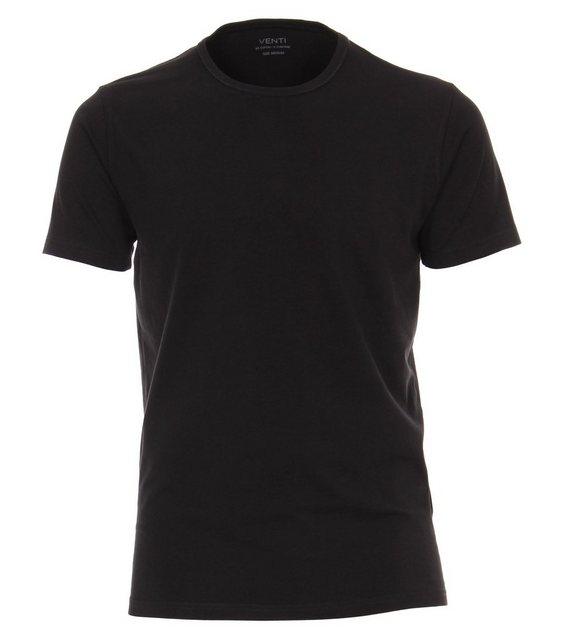T-Shirt Halbarm Doppelpack 012500 L Basic Circular Knit - Schwarz