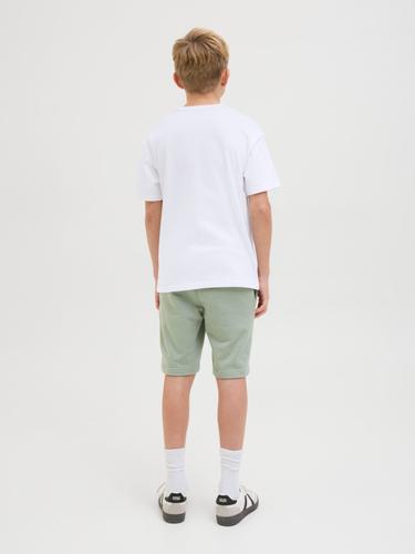 JJDETROIT TEE SS CREW NECK JNR 176 Locker geschnitten - White