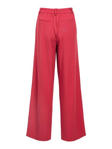 OBJLISA WIDE PANT NOOS 34 Weiter Beinschnitt - Karanda Red