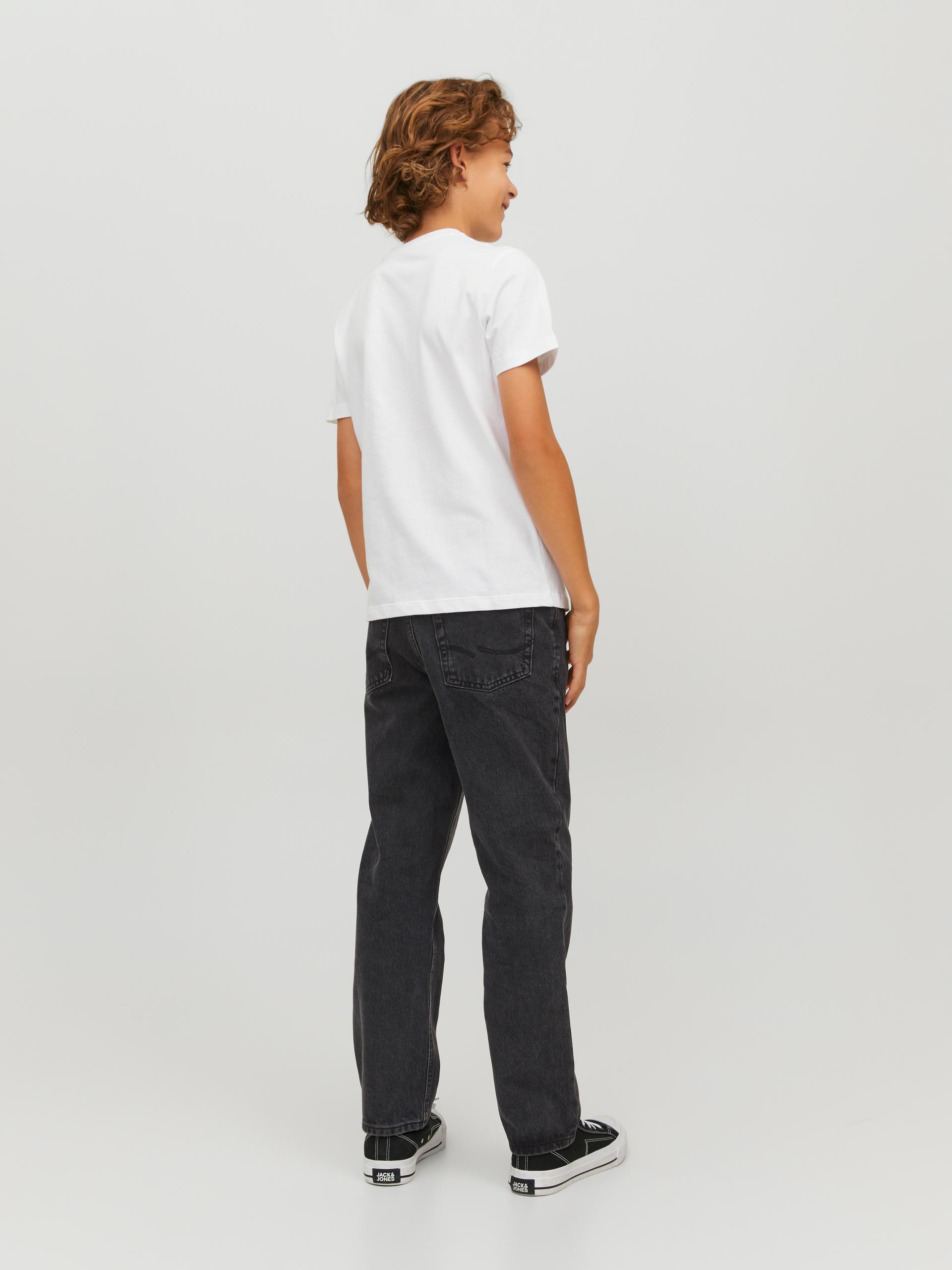 JJICHRIS JJORIGINAL AKM 823 NOOS JNR 134 Locker geschnitten - Black Denim
