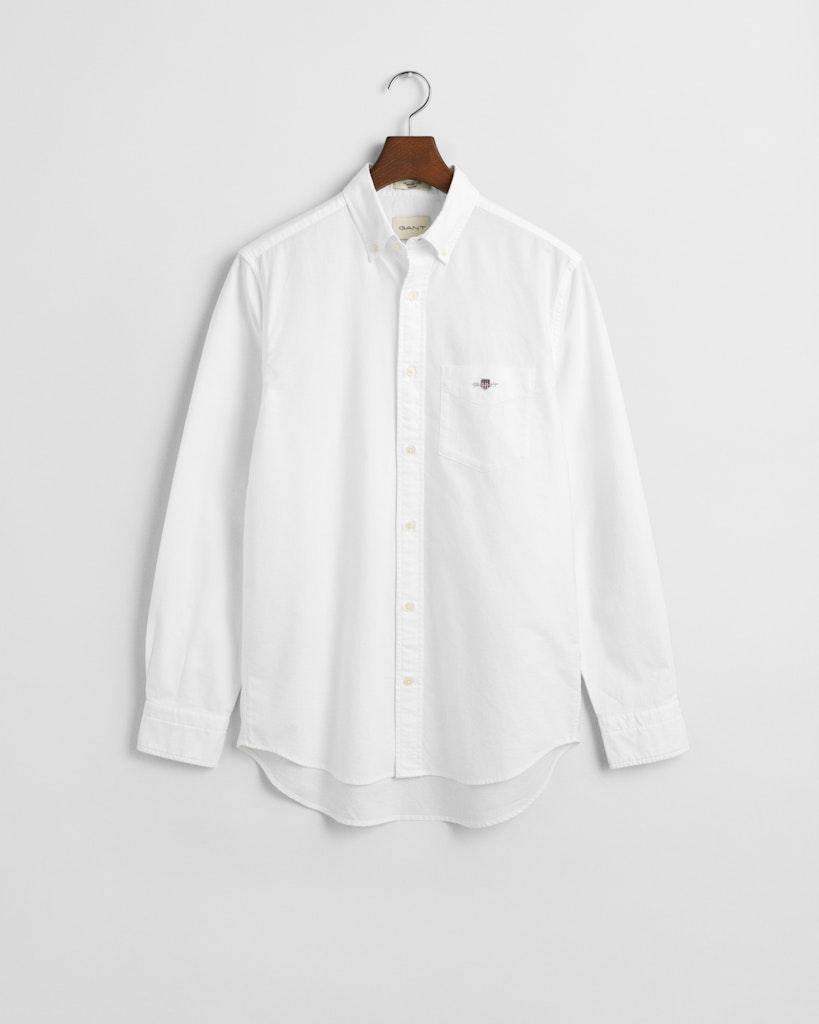 Regular Fit Classic Oxford-Hemd Weiß L