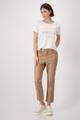 T-Shirt mit Strasssteinen 44 - Creamy Beige