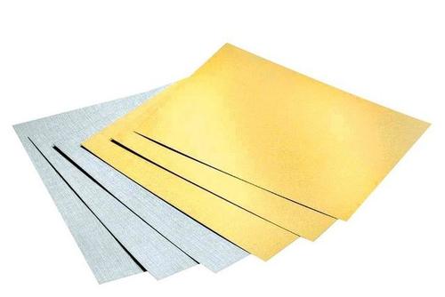 Folia Tonpapier-Block Gold/Silber matt, DIN A4