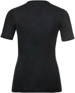 ODLO Damen T-Shirt BL TOP crew neck s/s ACTIVE WARM ECO L in Schwarz