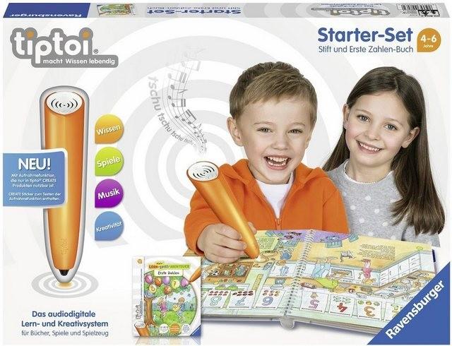 Ravensburger Spiel, »Ravensburger Starter-Settiptoi® CREATE Stift u. Buch, Mein Lern-Spiel-Abenteuer: Erste Zahlen«