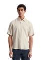 Kurzarm-Hemd regular L Regular Fit - Gray Silk