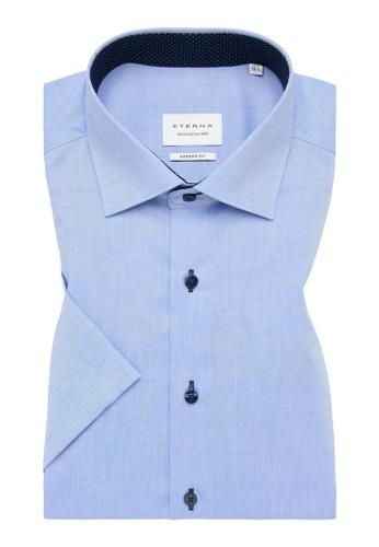 Hemd Pinpoint Kurzarm Blau 41/Kurzarm
