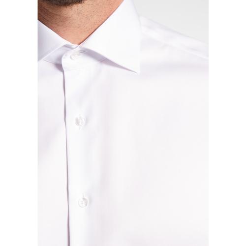 Cover Shirt Twill Langarm 44/Langarm - 65cm MODERN FIT - Weiß