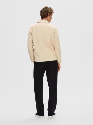 SLHLOOSETONY-CORD OVERSHIRT NOOS Grau L