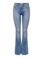 ONLBLUSH MID FLARED DNM TAI467 NOOS XL/32 Ausgestellt - Light Blue Denim