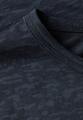 Ausbrenner-Shirt mit Wording M - Universal Blue