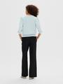 SLFTENNY 3/4 SWEAT TOP NOOS L Locker geschnitten - Cashmere Blue