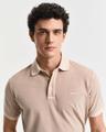 Sunfaded Piqué Poloshirt M - Dry Sand