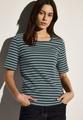 Gestreiftes T-Shirt M - Slate Khaki