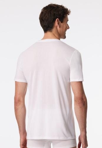 Shirt V-Ausschnitt Weiß 6
