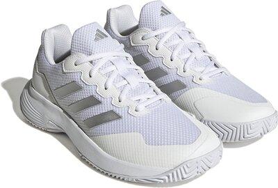 ADIDAS Damen Tennisoutdoorschuhe GameCourt 2 W 39 ⅓ in Silber