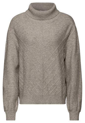 Strukturpullover 38 - Breezy Beige Mel.
