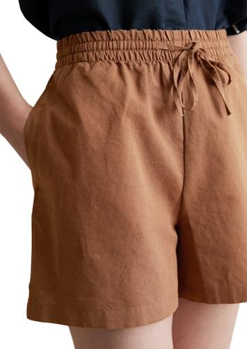 Schlupf-Shorts relaxed L Relaxed Fit - Melted Chocolate