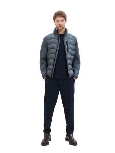 Hybrid Jacke mit Stehkragen XXXL Regular Fit - Stormy Teal