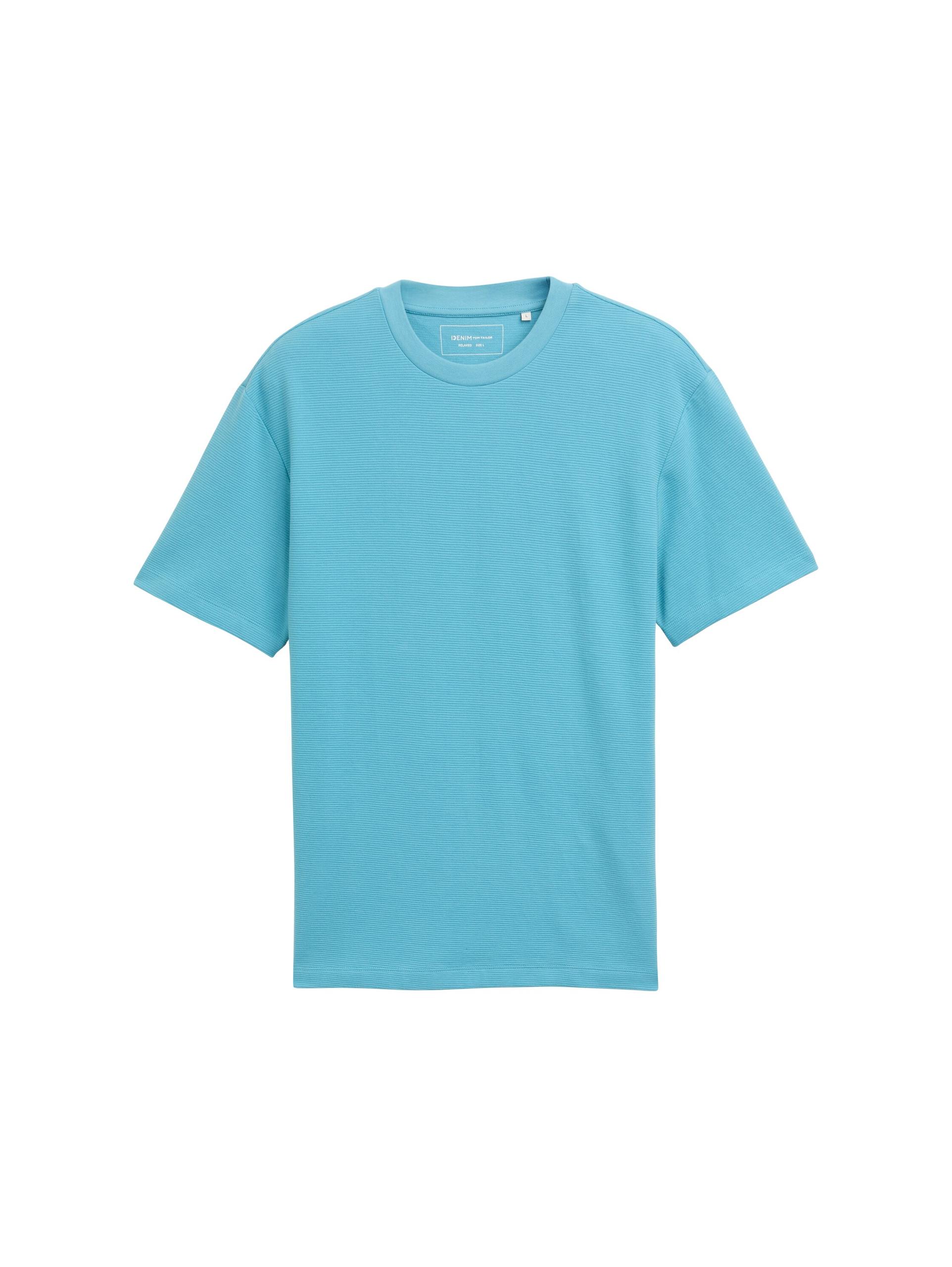 Relaxed Fit T-Shirt aus Baumwolle L Relaxed Fit - Dusty Blue