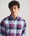Regular Fit Archive Oxford-Hemd mit Karomuster M - Beautyberry Purple