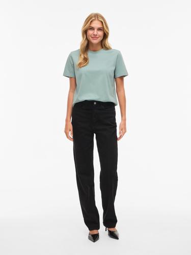 VINORA S/S T-SHIRT - NOOS L Normal geschnitten - Blue Surf