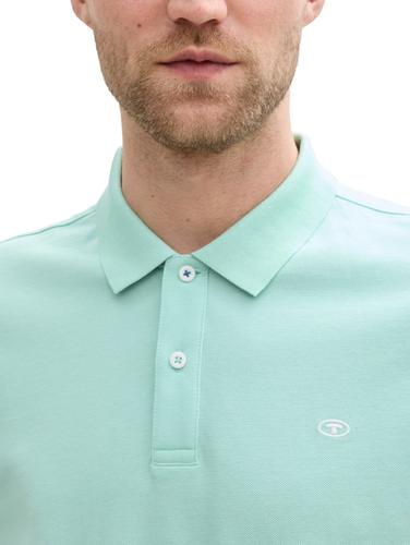 Piqué Poloshirt aus Baumwolle XL Regular Fit - Bright Mint Green