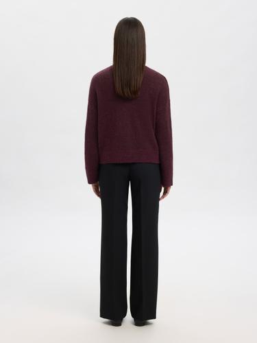 SLFSIA RAS LS KNIT ZIPPER CARDIGAN NOOS L Locker geschnitten - Fig