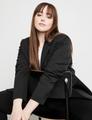 Klassischer Blazer 52 Figurumspielend - Black