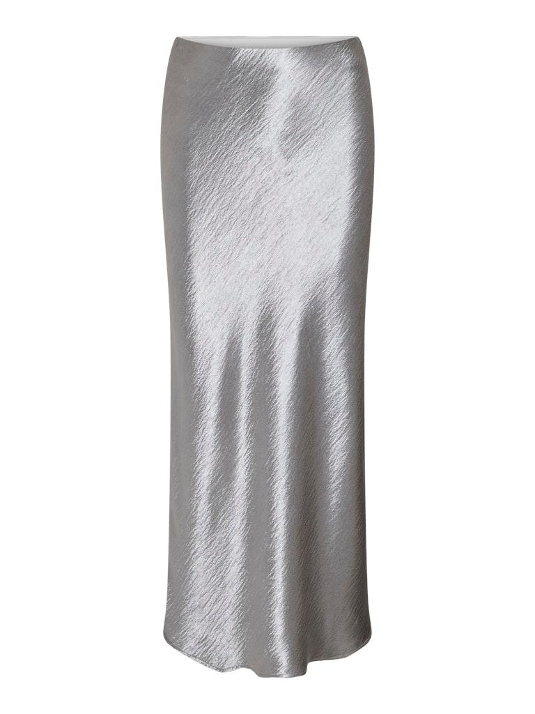 VIDINNE SILVER MIDI SKIRT #8 Silber 38
