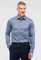 Hemd Dobbydesign Langarm Blau 38/Langarm - 67cm