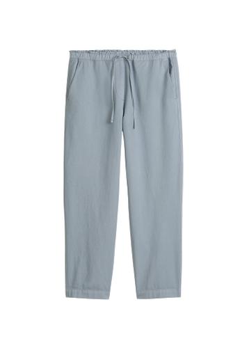 Joggpants tapered Blau 40