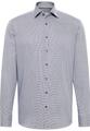 Hemd Pepita Langarm 43/Langarm - 65cm MODERN FIT - Silber