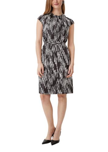 Kleid 36 - Beige|schwarz