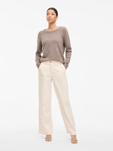 VIRIL O-NECK L/S  KNIT TOP - NOOS M Normal geschnitten - Falcon