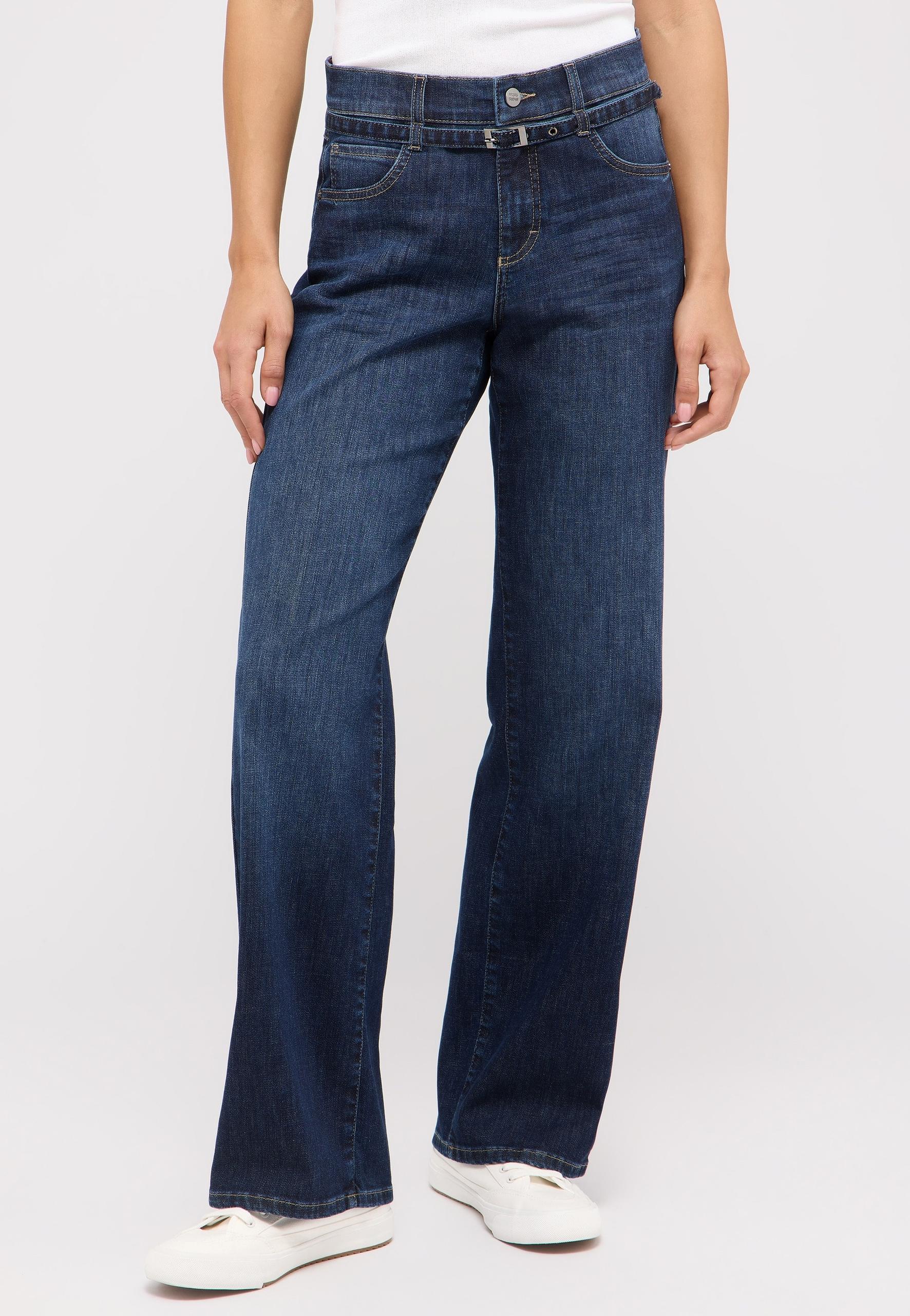 LIZ BELT 38/30 WIDE LEG - Dark Indigo Used