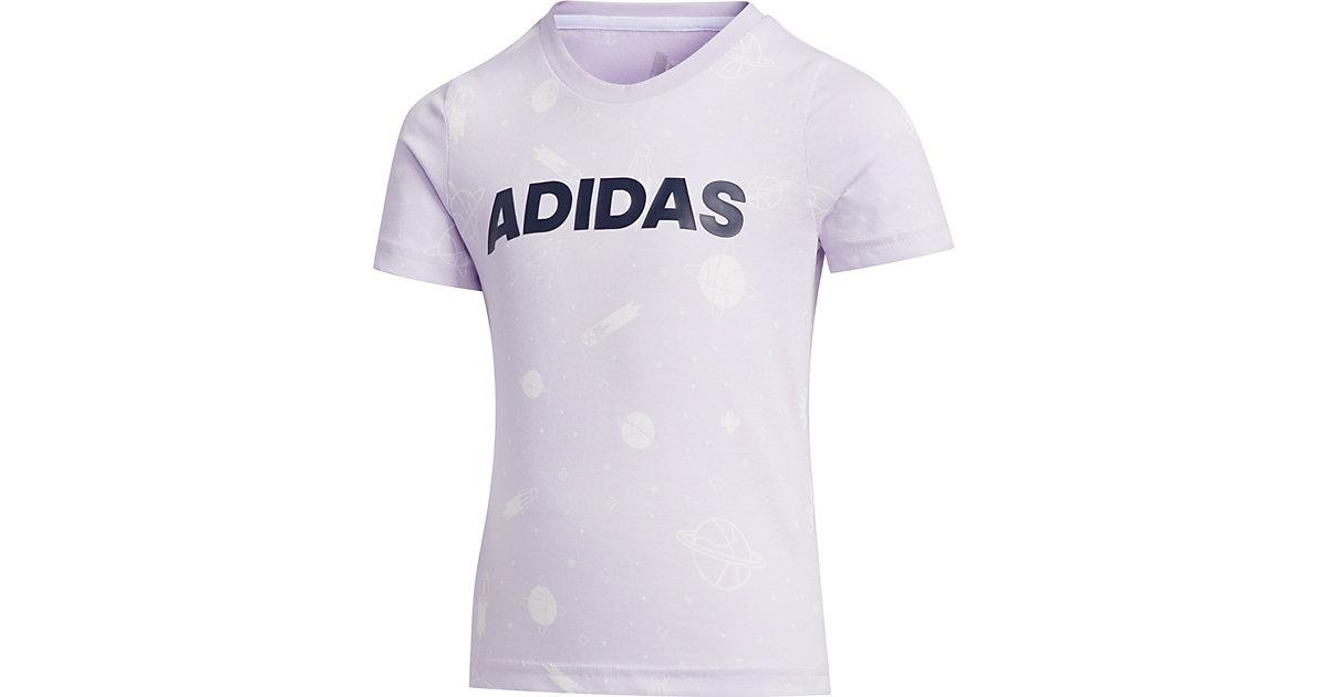 adidas Kinder Style Sommer T-Shirt 110 in Grau