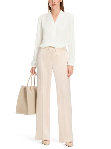 Weite Bluse Weiß 44