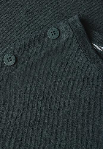 Strukturshirt mit Knöpfen L - Slate Khaki