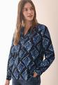 Bedruckte Bluse L - Universal Blue