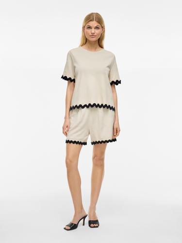 VICALISA O-NECK 2/4 TOP M Normal geschnitten - Birch