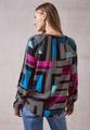 Bedruckte Bluse XL - Deep Petrol