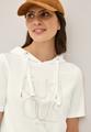 Kapuzenshirt mit Wording L - Vanilla White