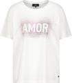 T-Shirt mit Strasssteinen 40 - Off-white