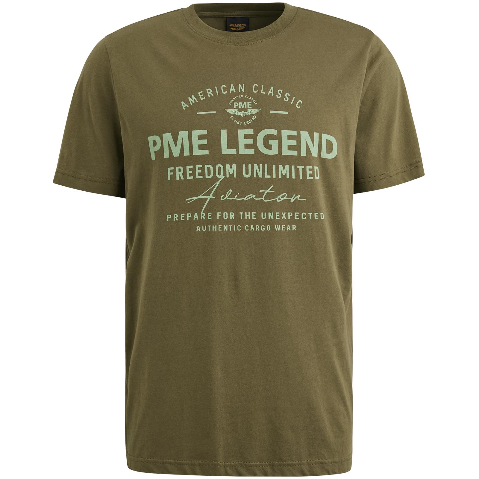 Short sleeve r-neck single jersey L - Beech