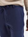 SLH172-SLIMTAPE BRODY LINEN PANT NOOS Blau S